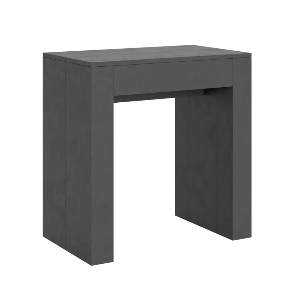 Ausziehbare Konsole auf 299 cm mit internen Erweiterungen, hergestellt in Italien – Sanduhr