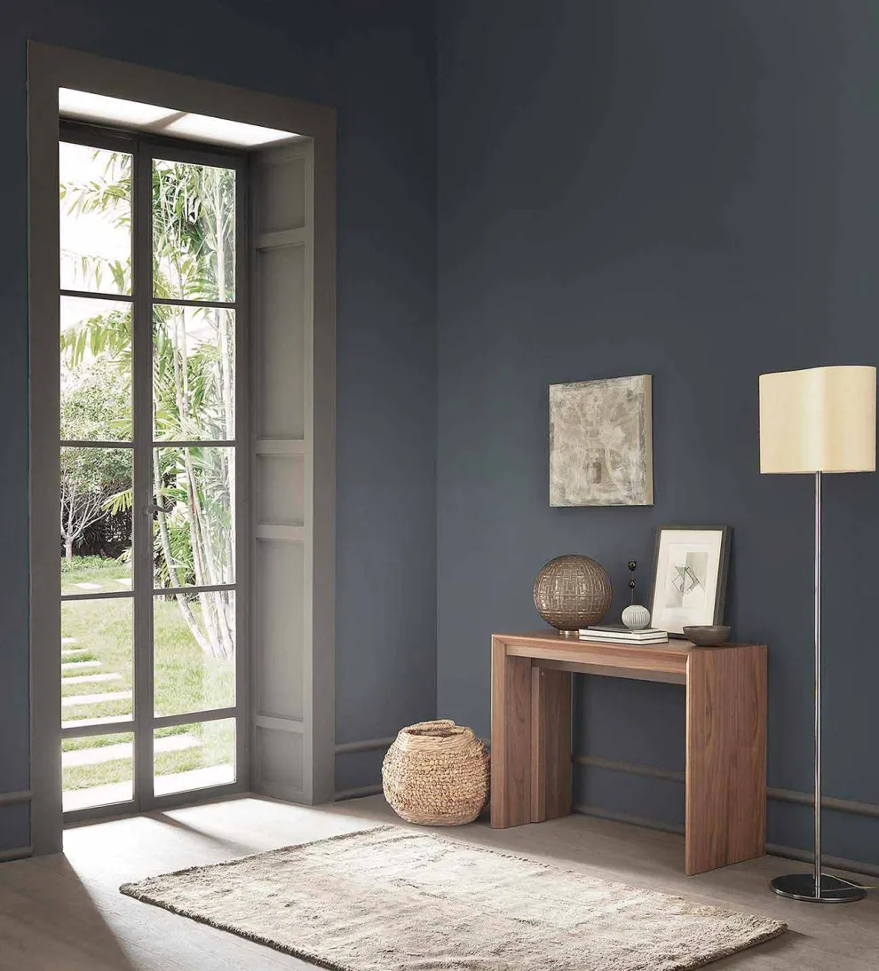 Ausziehbare Tischkonsole Bis zu 295 cm in Holz Made in Italy Design - Temocle