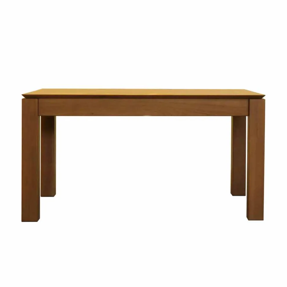 Ausziehbarer Designtisch aus massiver Eiche, hergestellt in Italien, Frank