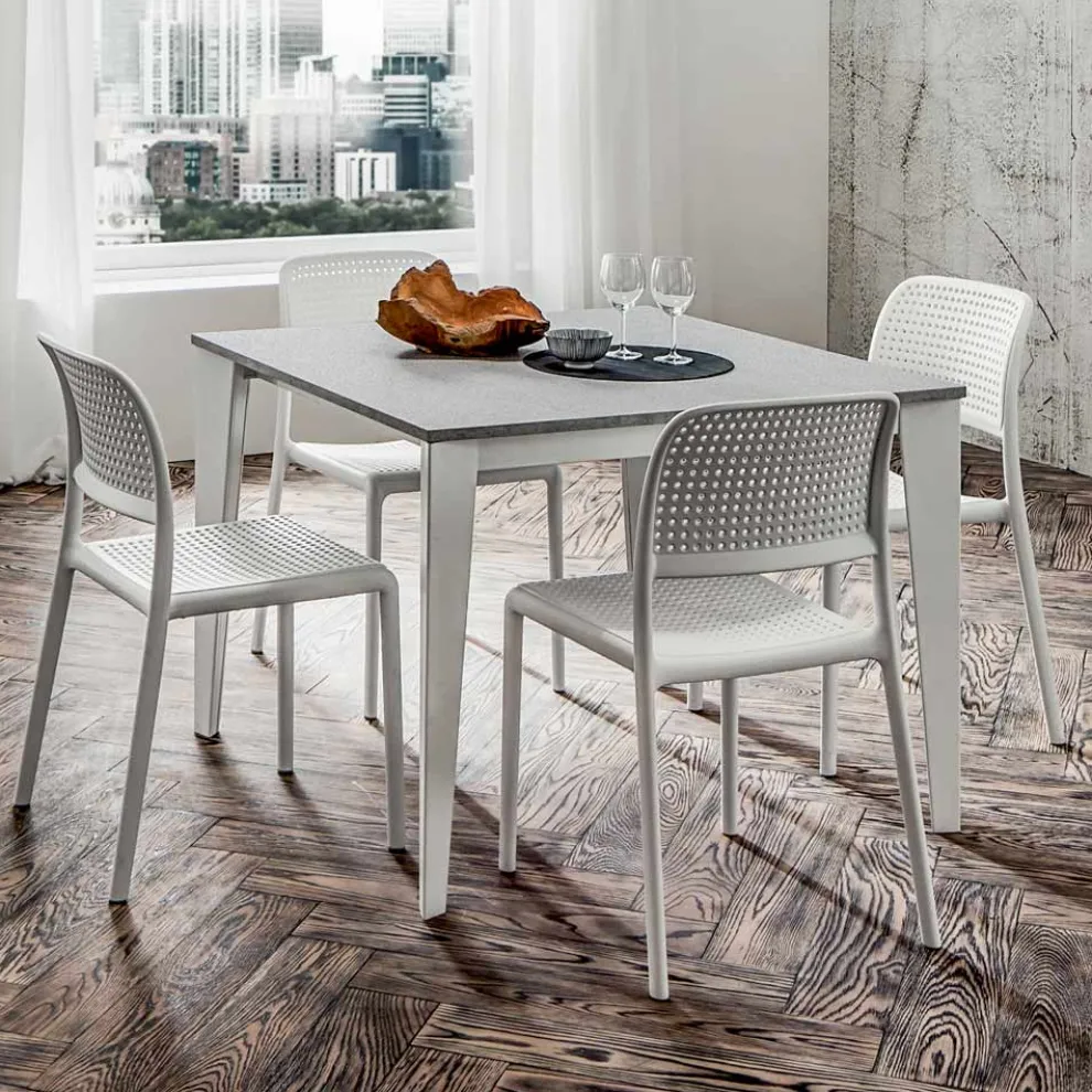 Ausziehbarer Esstisch Bis zu 252 cm in HPL Made in Italy - Efisto