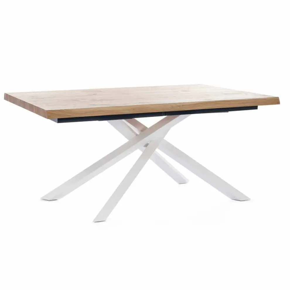 Ausziehbarer Esstisch Bis zu 240 cm aus Holz Made in Italy - Xino