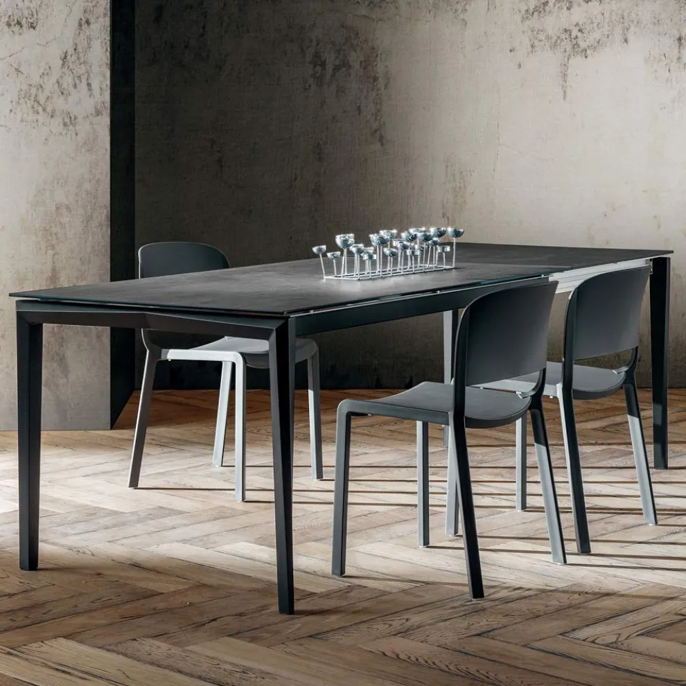 Ausziehbarer Esstisch Bis zu 240 cm in Laminam Made in Italy - Fantastisch