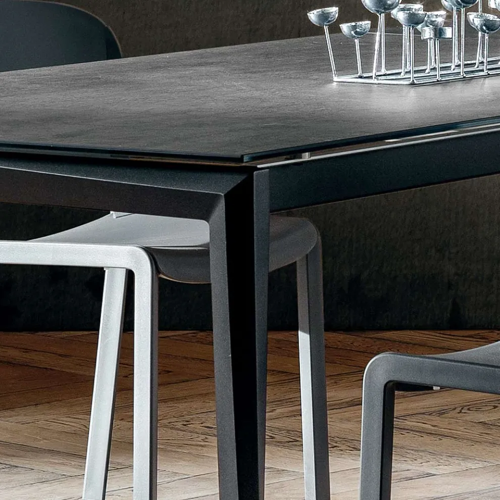 Ausziehbarer Esstisch Bis zu 240 cm in Laminam Made in Italy - Fantastisch