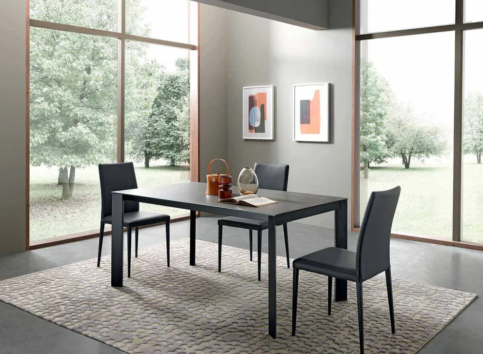 Ausziehbarer Esstisch Bis zu 310 cm in Keramik Made in Italy - Pitagora