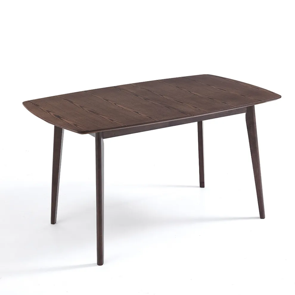 Ausziehbarer Esstisch Bis zu 150 cm aus Mdf und Massivholz - Decio