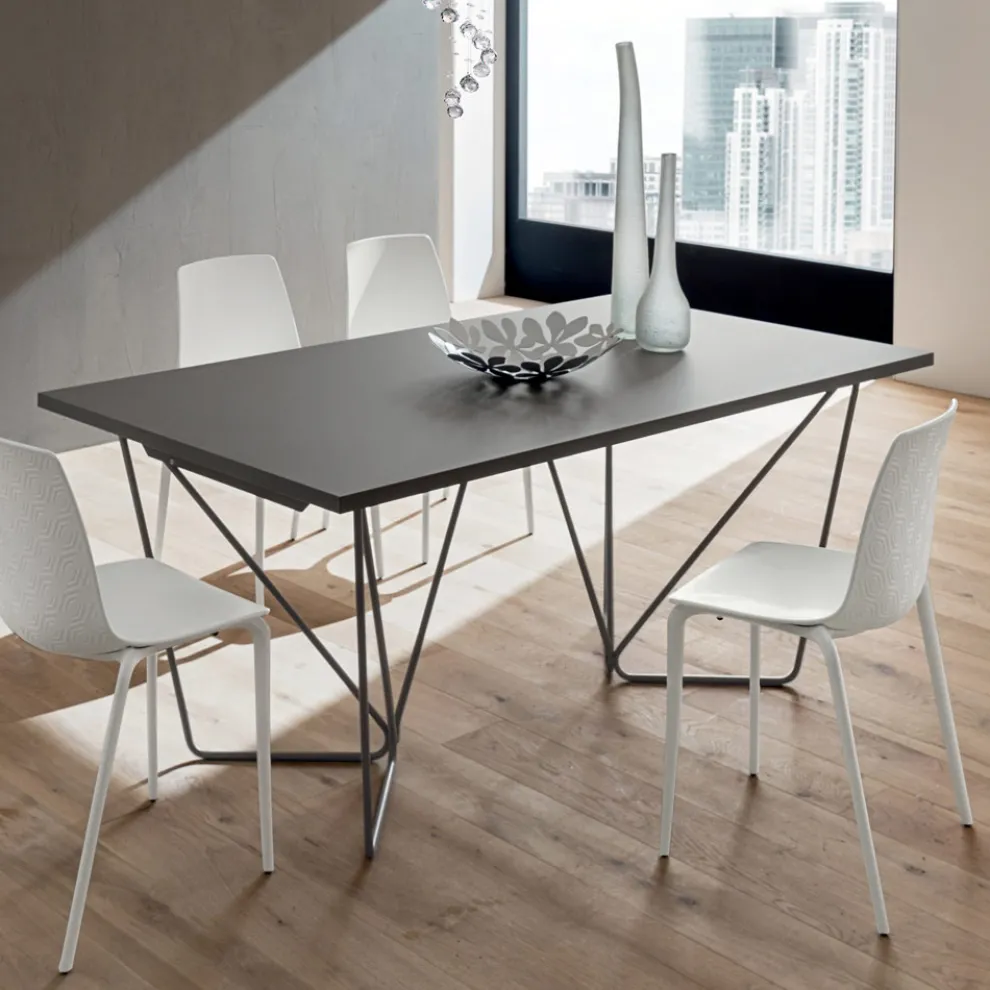 Ausziehbarer Esstisch Bis zu 280 cm in Fenix Made in Italy - Eolo