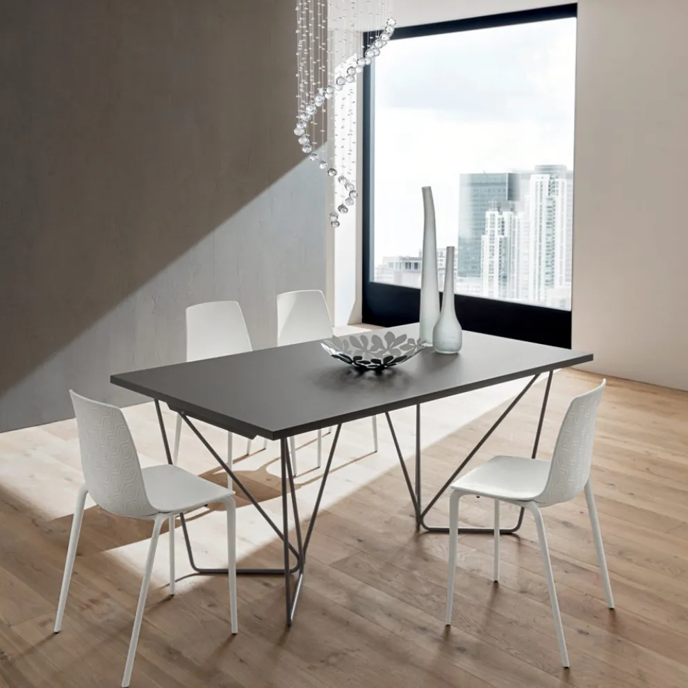 Ausziehbarer Esstisch Bis zu 280 cm in Fenix Made in Italy - Eolo