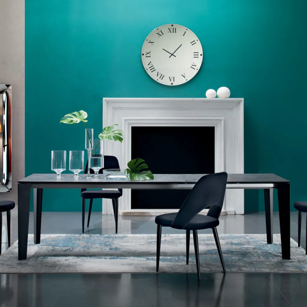 Ausziehbarer Esstisch auf 310 cm aus Laminat, hergestellt in Italien – Siebziger