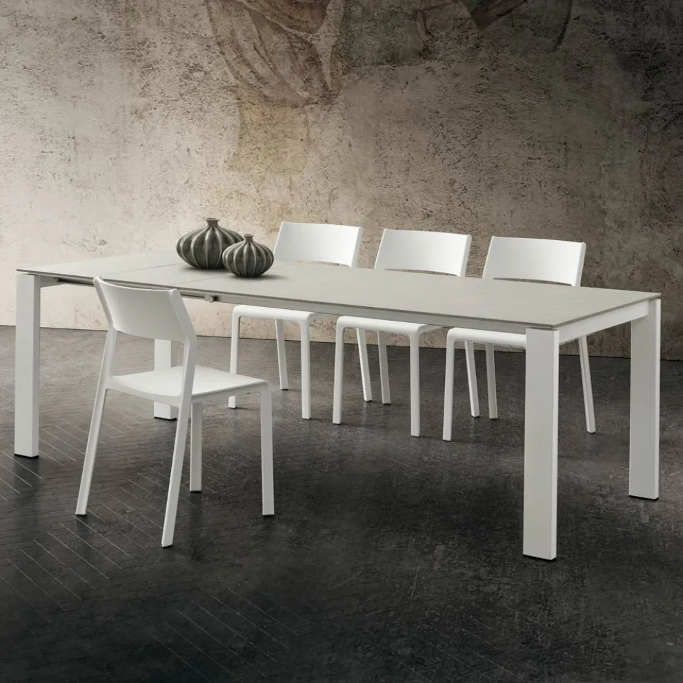 Ausziehbarer Küchentisch Bis zu 240 cm in Precious Hpl Made in Italy - Jupiter