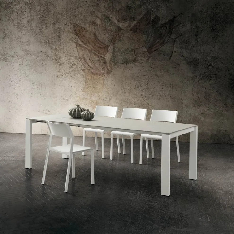 Ausziehbarer Küchentisch Bis zu 240 cm in Precious Hpl Made in Italy - Jupiter