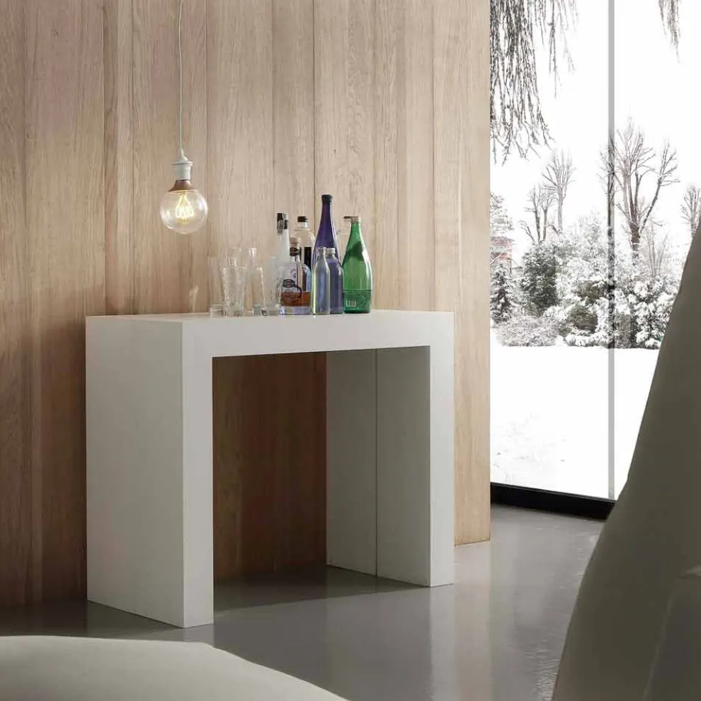 Ausziehbarer Konsolentisch bis 295 cm in modernem Design Uri
