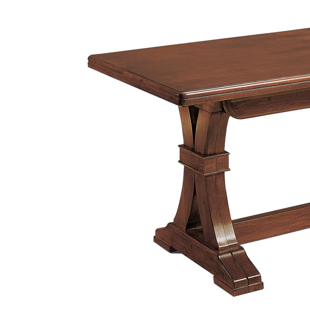 Ausziehbarer rechteckiger Wohnzimmertisch aus Holz, hergestellt in Italien – Jaro