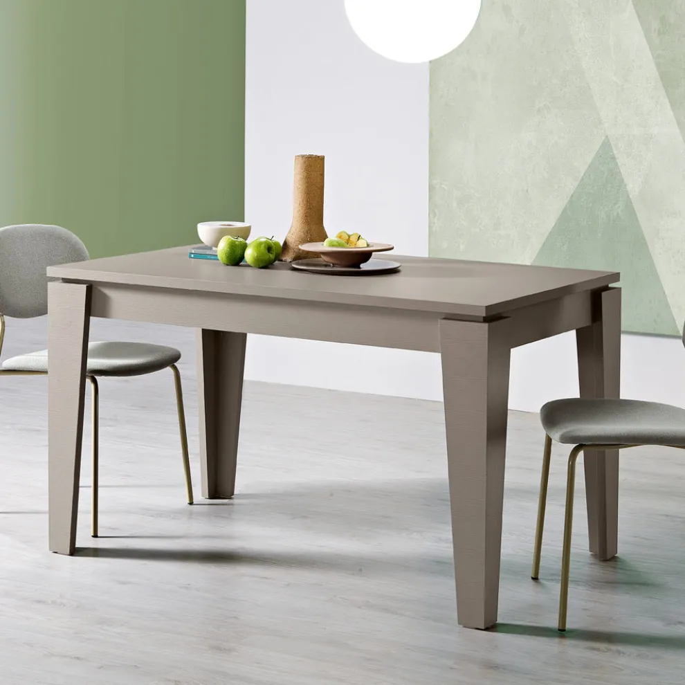 Ausziehbarer Tisch aus Melamin in verschiedenen Ausführungen Made in Italy - Lily