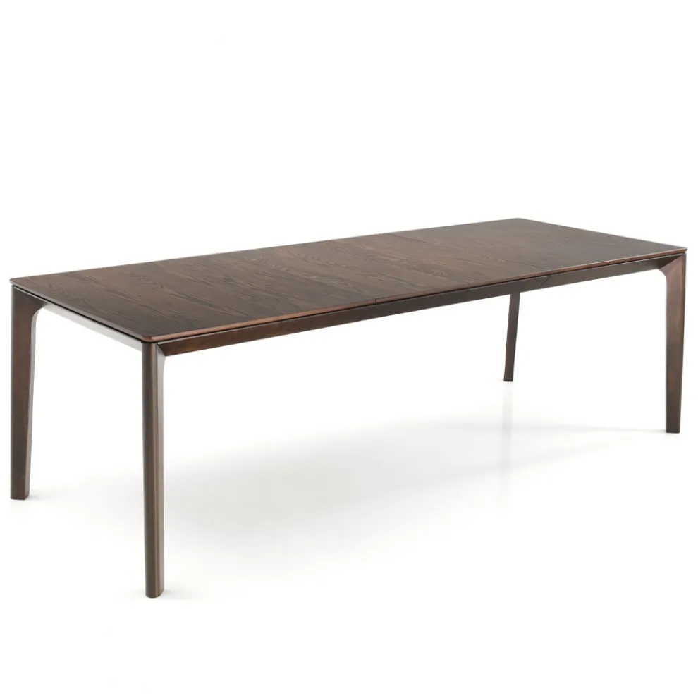 Ausziehbarer Tisch auf 240 cm aus Holz mit Platte aus MDF – Ruthenium