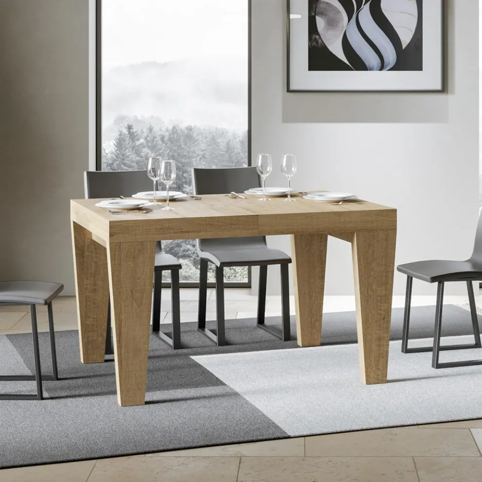 Ausziehbarer Tisch auf 440 cm. Erhältlich in verschiedenen Ausführungen – Berg