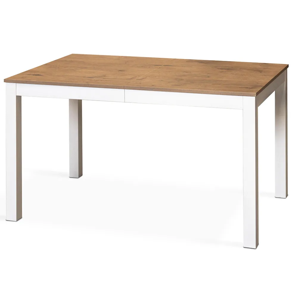 Ausziehbarer Tisch bis 210 cm aus Melamin und Massivholz Made in Italy - Gustavo