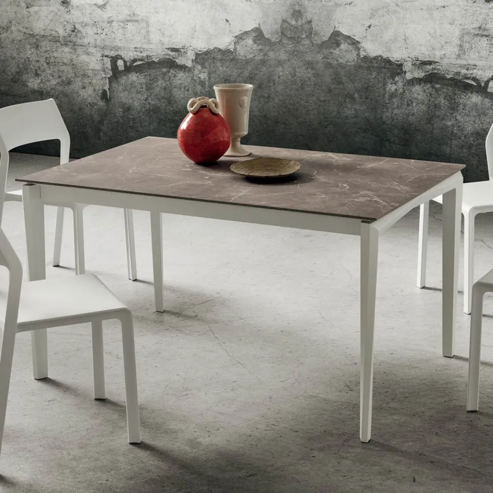 Ausziehbarer Tisch Bis zu 240 cm mit HPL-Platte Made in Italy - Fantastisch