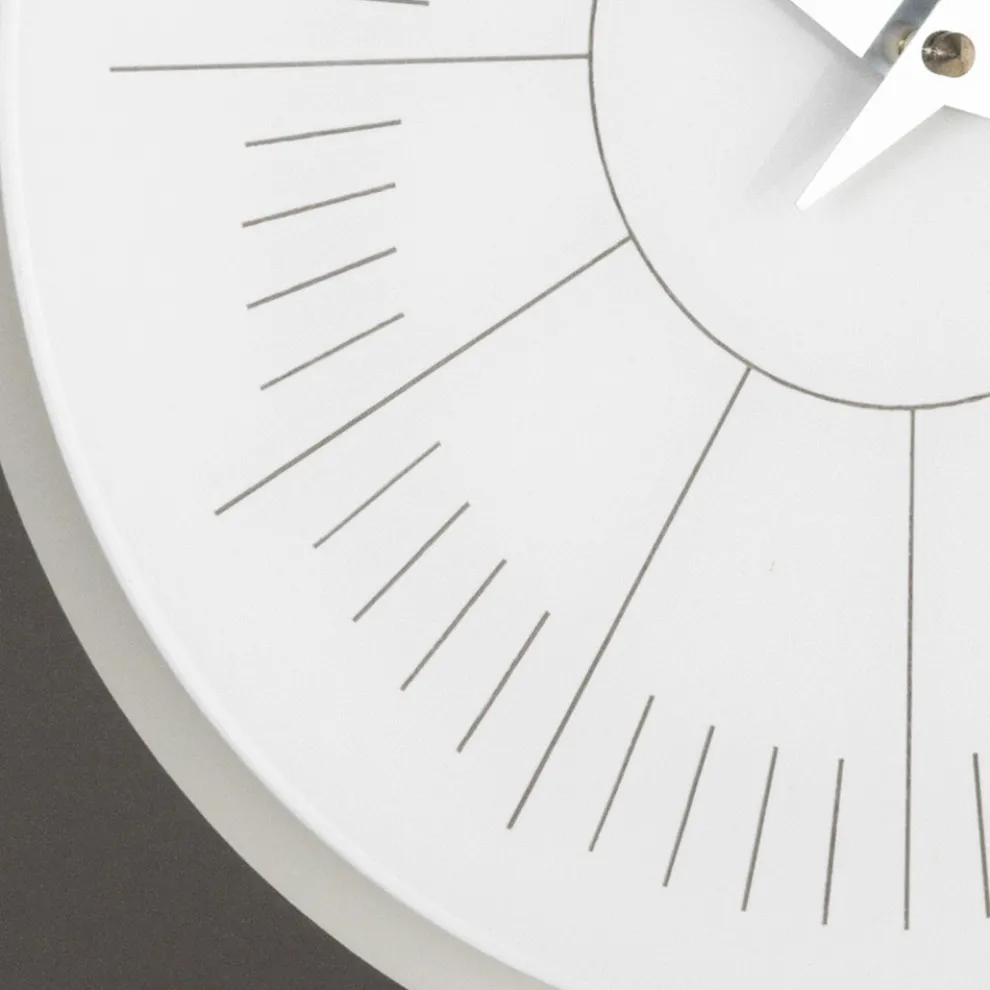 Wanduhr aus Methacrylat und Leinenrahmen Made in Italy - Battito