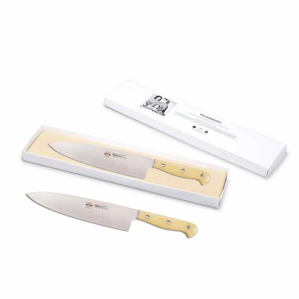 Fleisch- und Käsemesser aus Edelstahl, Berti Exklusiv für Viadurini - Arosio