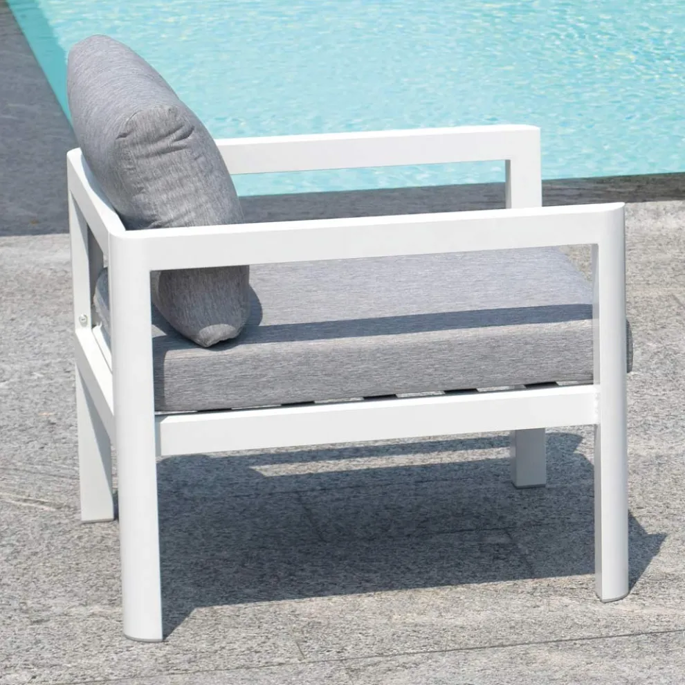 2 Gartenstühle aus Aluminium und Polyesterkissen - Mickey Mouse