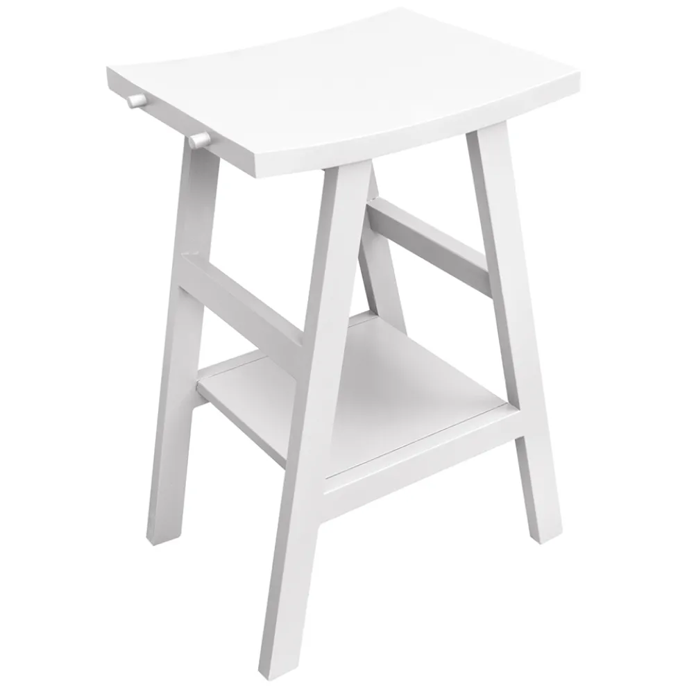 Badezimmermöbel-Komposition mit Accessoires und Spiegel aus Ton - Maryse