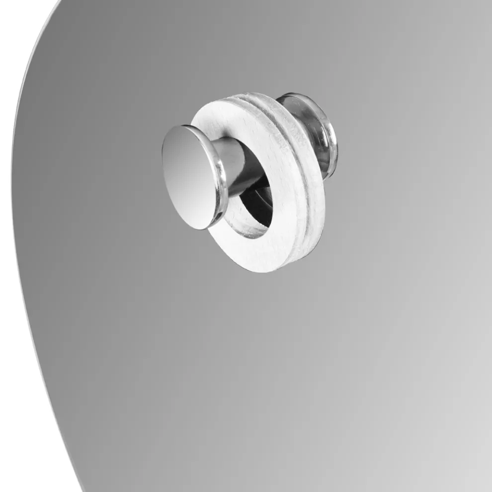 Badezimmermöbel-Komposition mit Accessoires und Spiegel aus Ton - Maryse