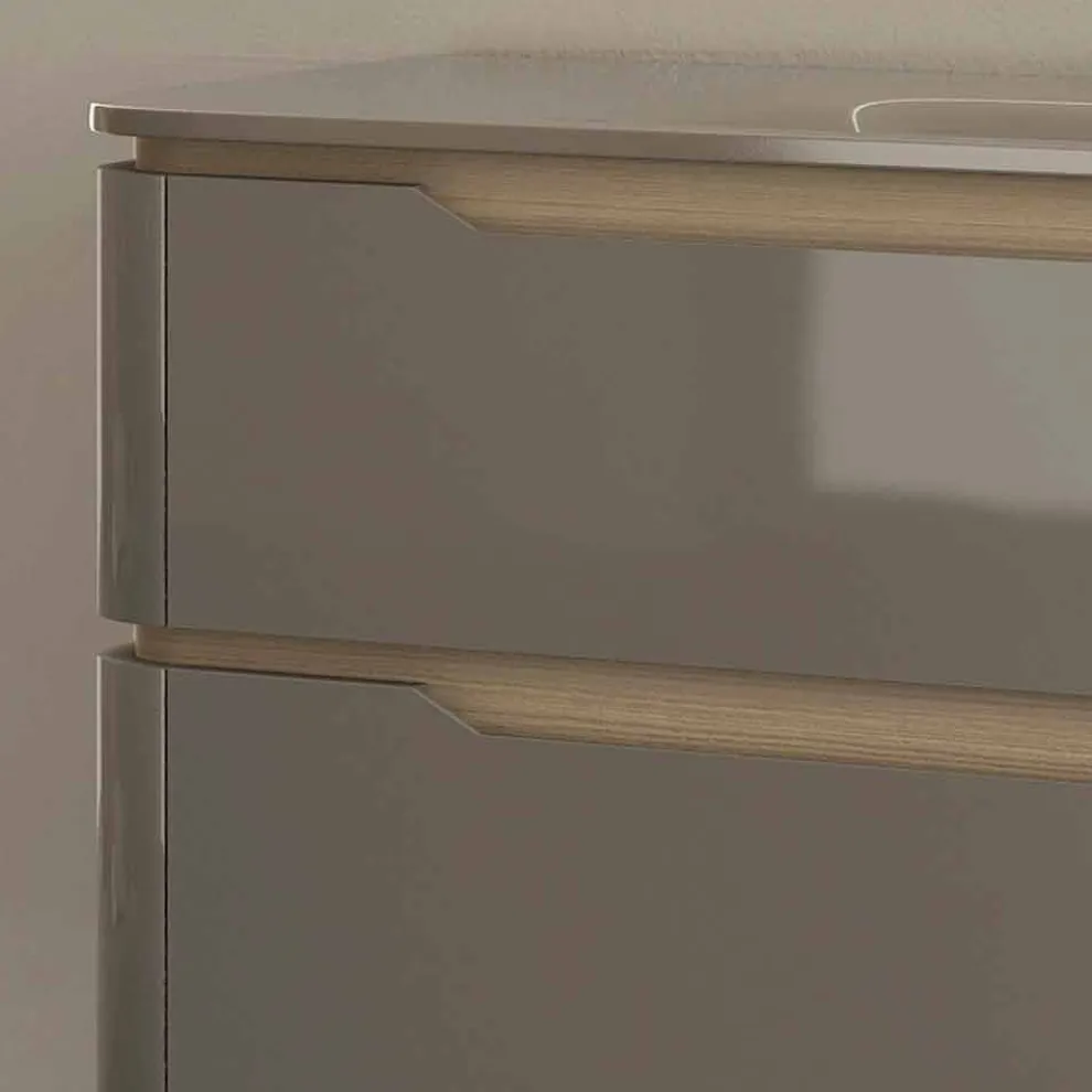 Badezimmerschrank mit integriertem Design Waschbecken Arya, in Italien hergestellt