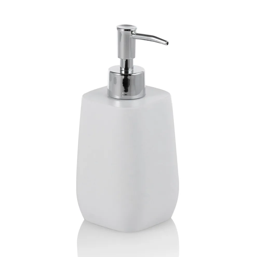 Badzubehör Komposition aus Abs und mattweißem Metall -Smar