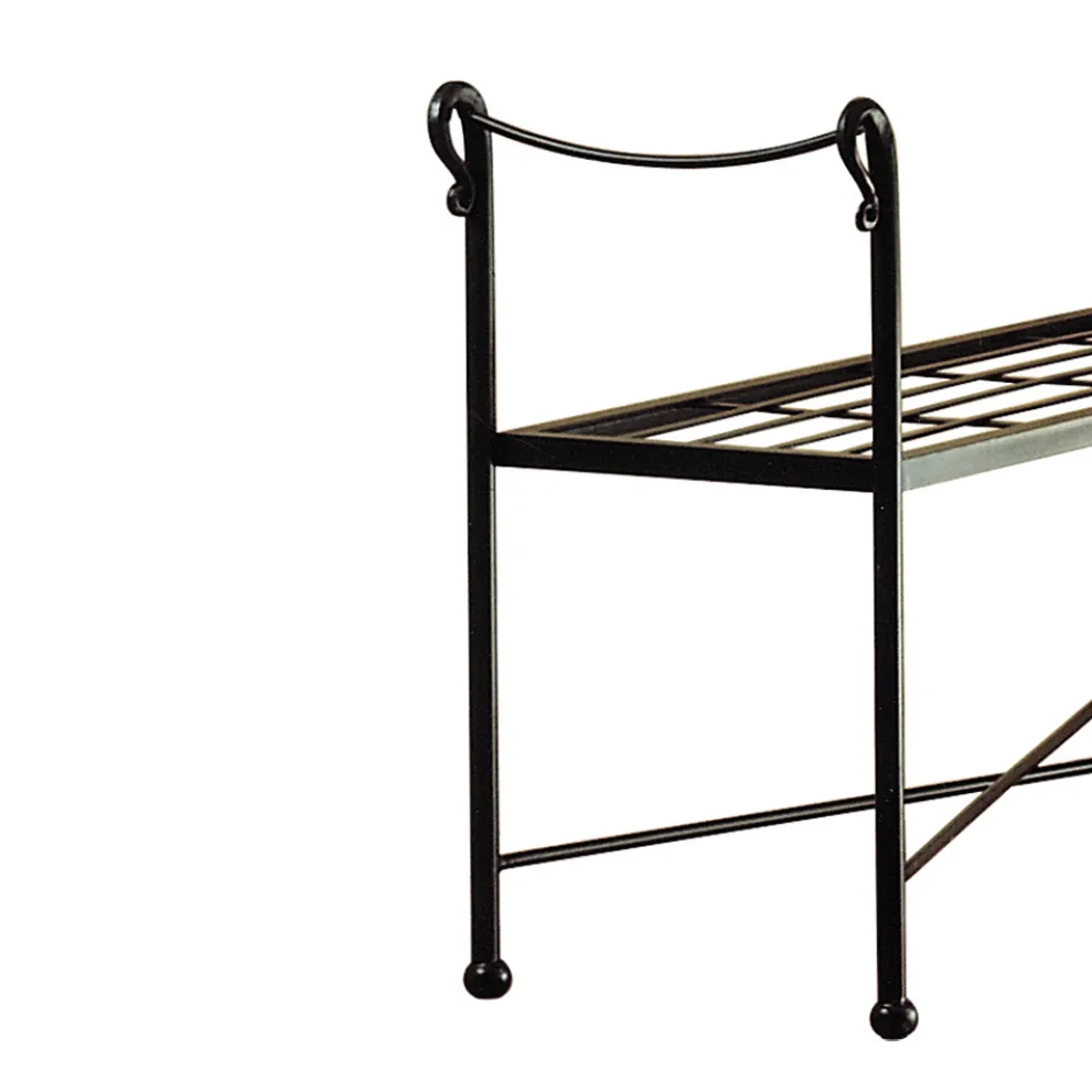 Bank aus Eisenrohr in verschiedenen Ausführungen, hergestellt in Italien – Prag