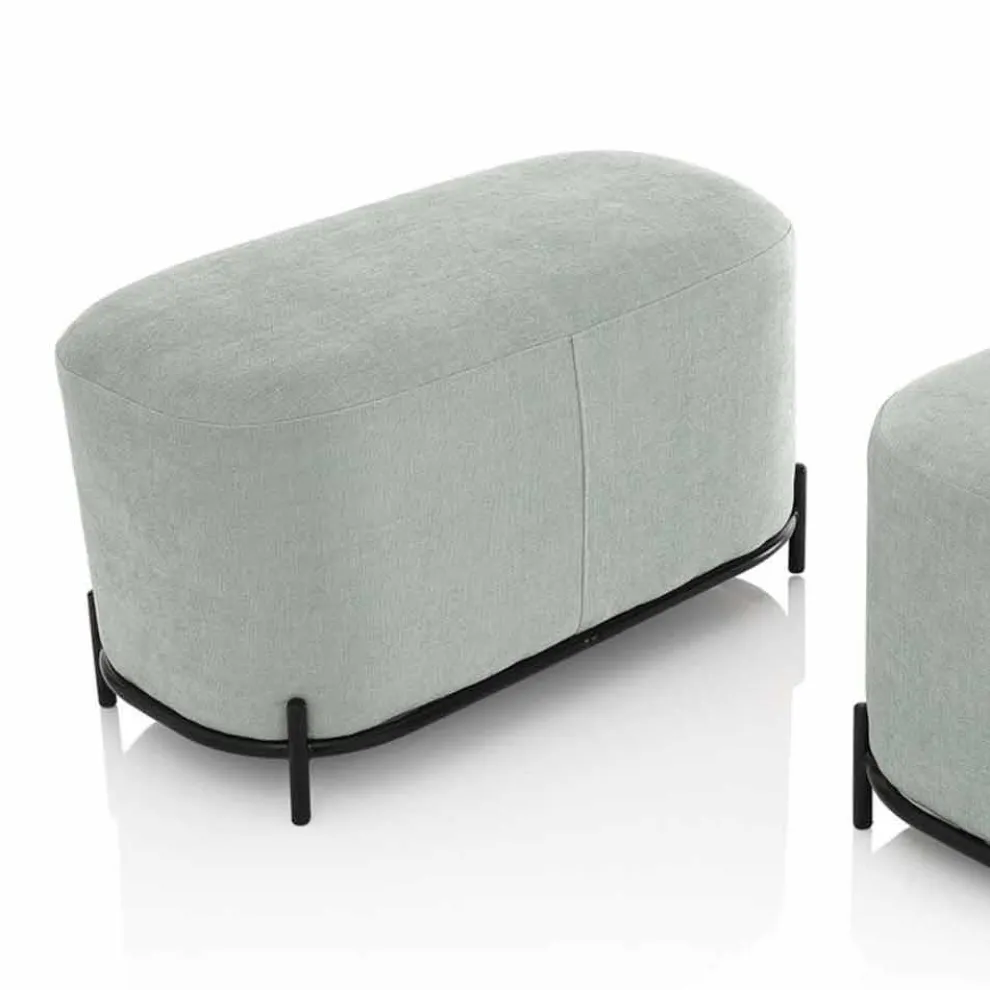 Bank für Wohnzimmer oder Schlafzimmer in modernem Design Stoff - Ambrogia