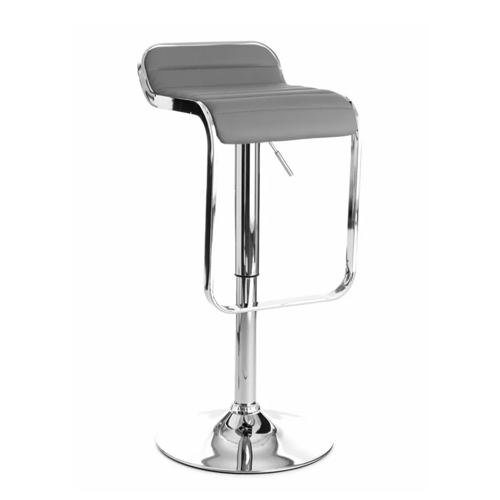 Barhocker aus Kunstleder und Metall - Berchelio