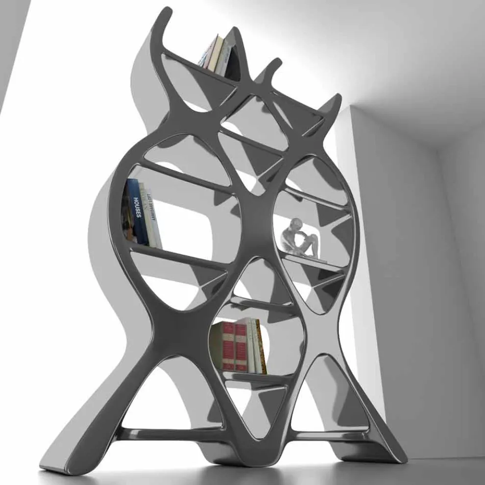 Bücherregal aus Solid Surface® in modernem Design DNA