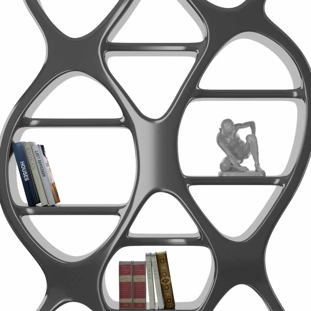 Bücherregal aus Solid Surface® in modernem Design DNA