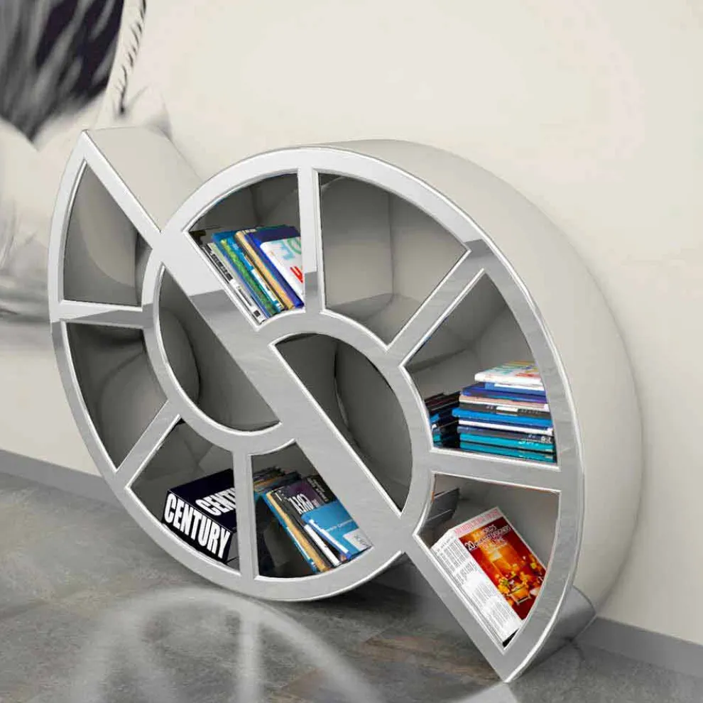 Bücherregal in modernem Design Made in Italy Nicol