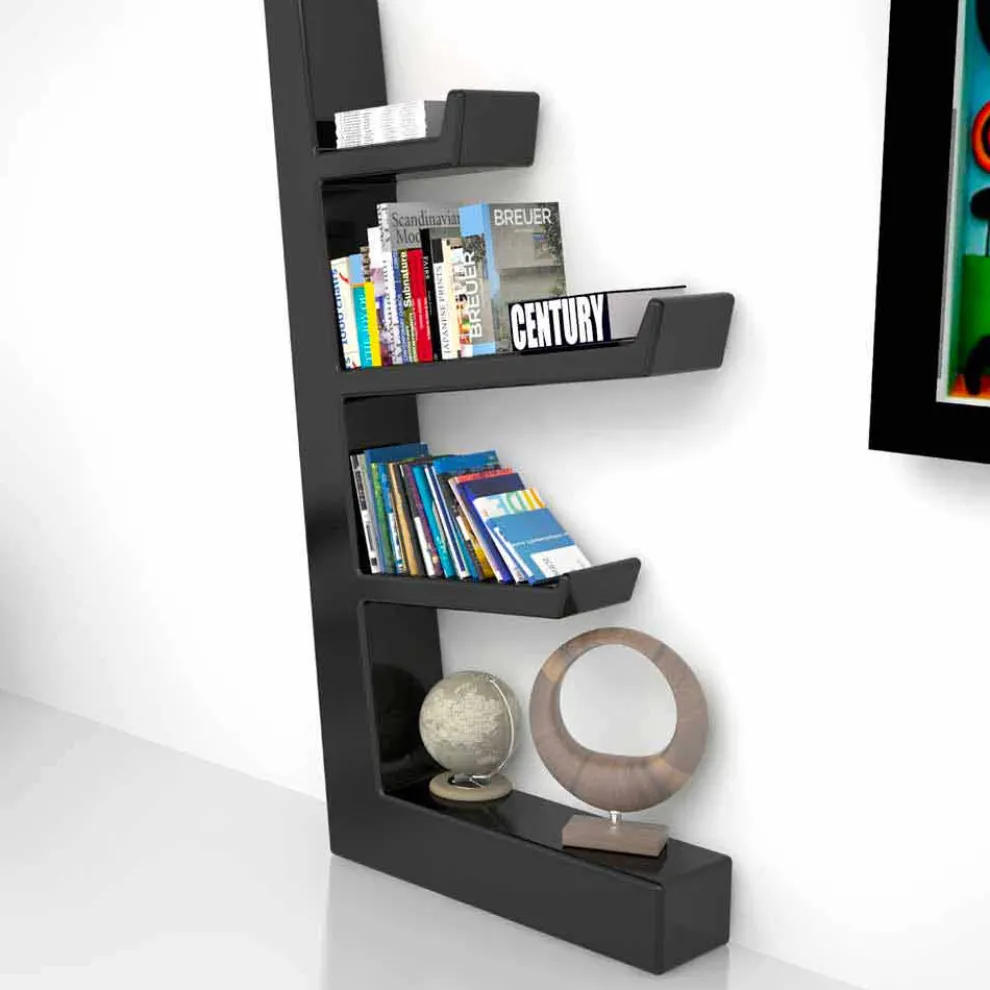 Bücherregal modern aus Solid Surface® Made in Italy Austen