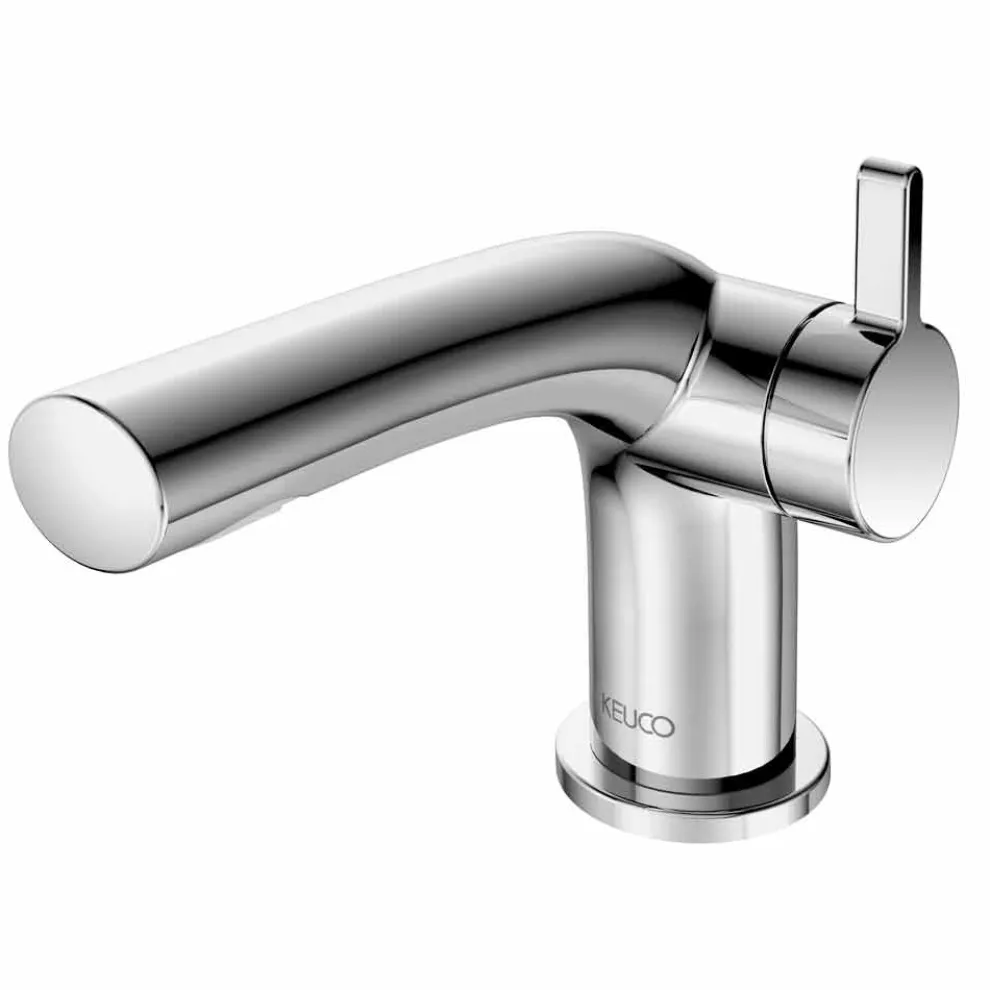 Becken Wasserhahn 8 cm Höhe in Messing ohne Abfluss, hohe Qualität - Pinto