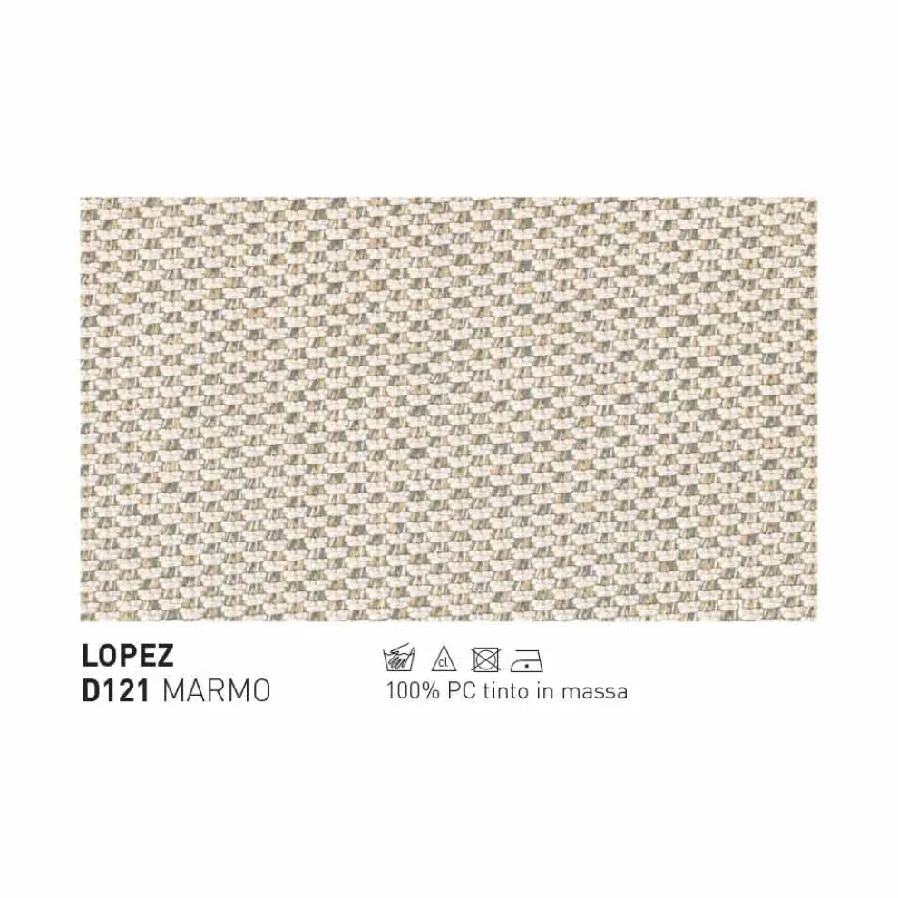 Moderner 3-Sitzer Gartensofa aus massivem Teakholz Varaschin Bali