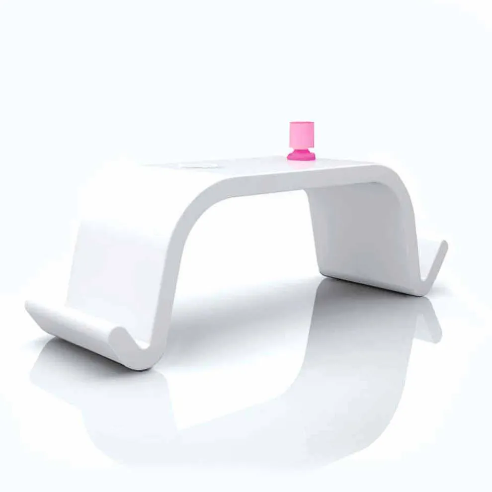 Büro Schreibtisch in modernem Design Acton weiß, schwarz oder gold