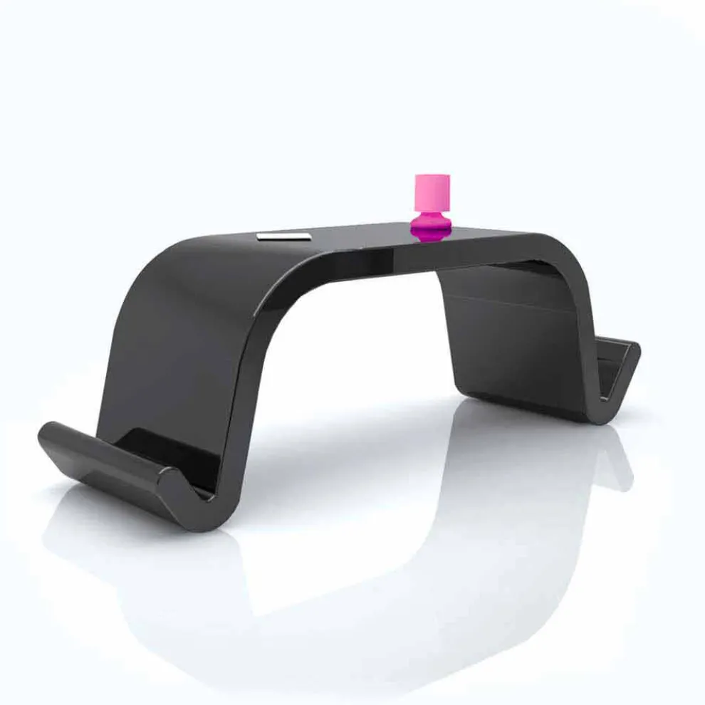 Büro Schreibtisch in modernem Design Acton weiß, schwarz oder gold