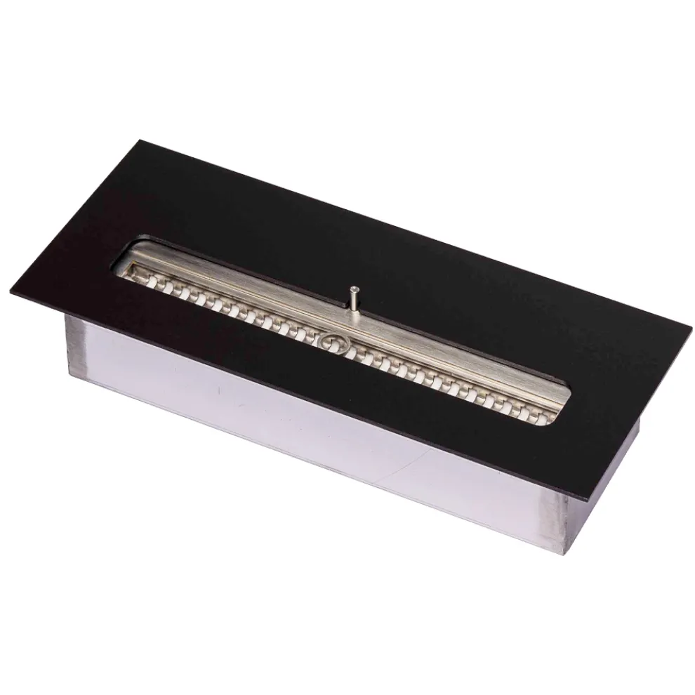 Bioethanol Brenner aus Edelstahl für Linearen Kamin Made in Italy - Brandon