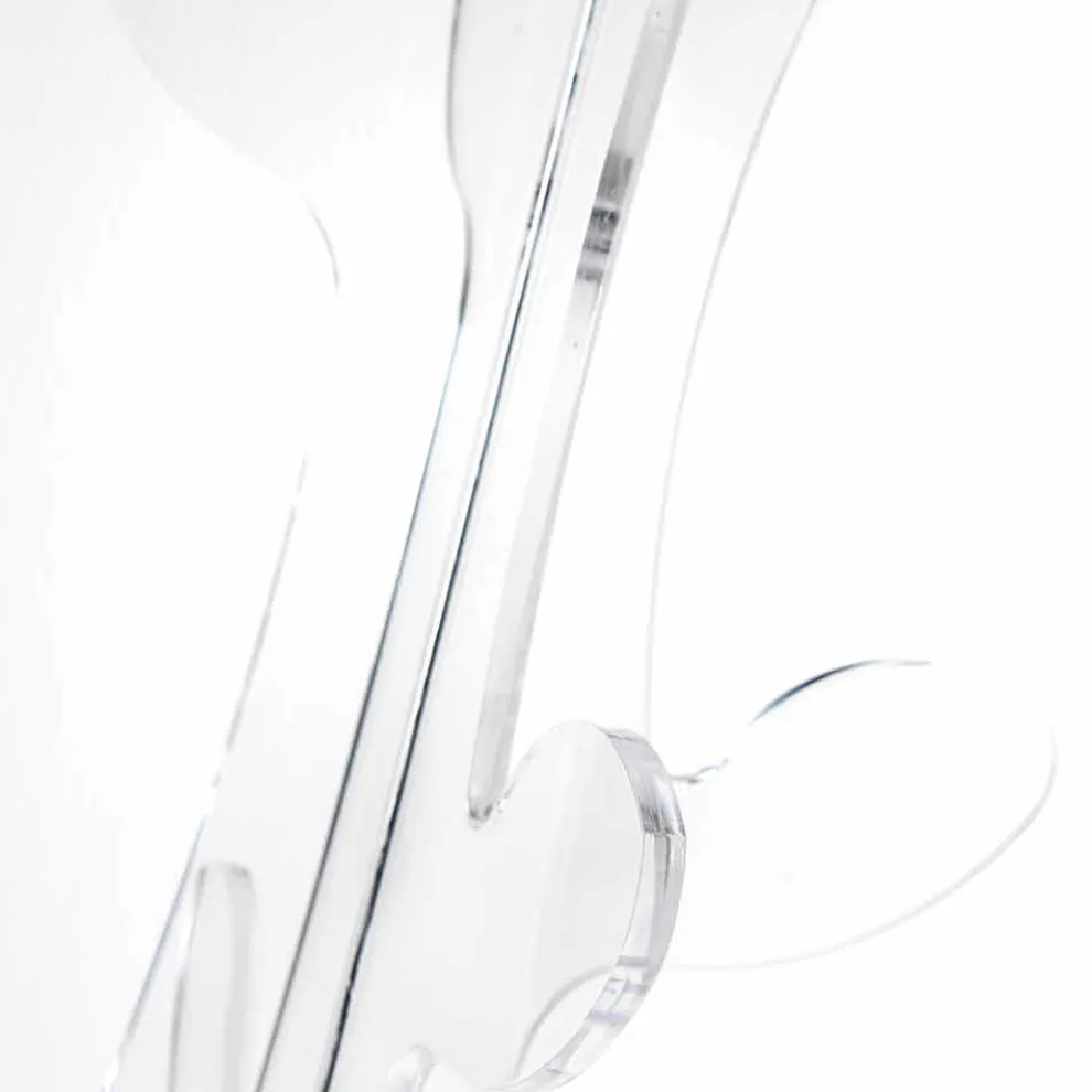 Boden Kleiderbügel in transparentem Plexiglas Design für den Eingang - Alibi