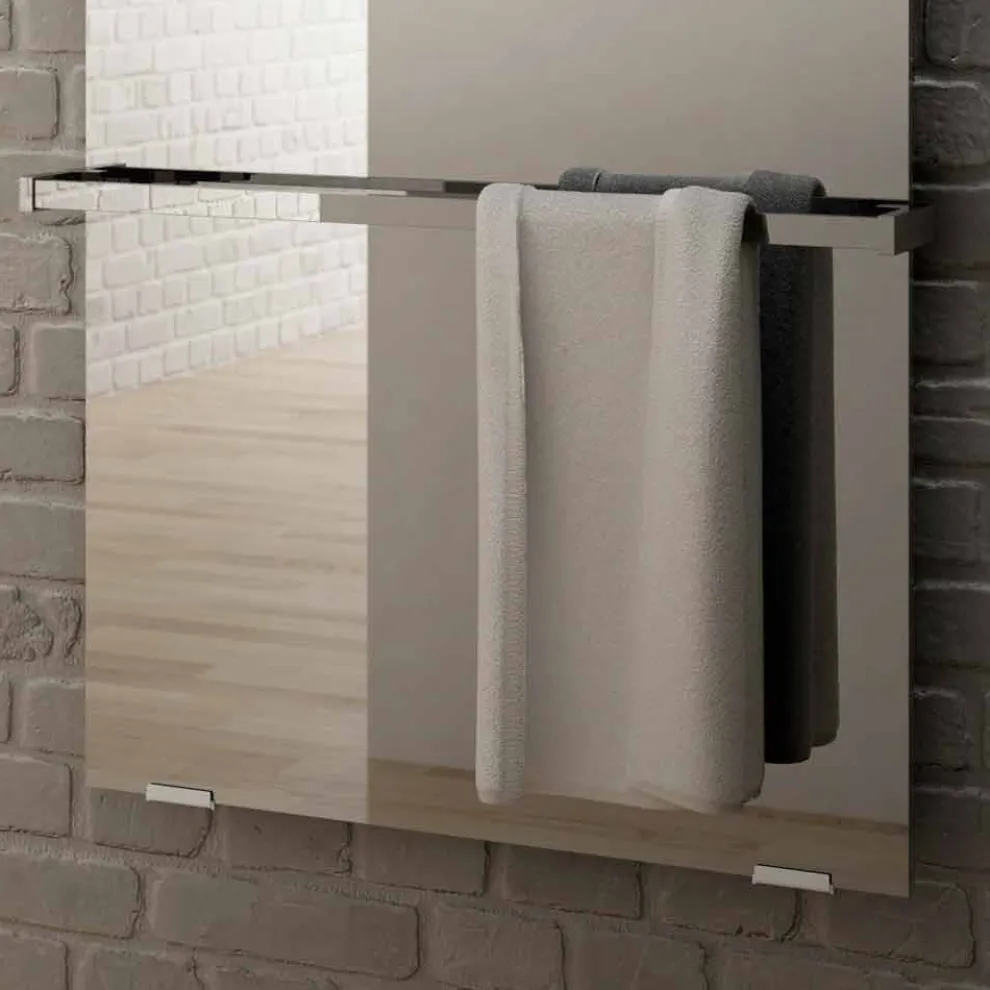 Bodenheizkörper im modernen Design aus schwarzem Sternglas