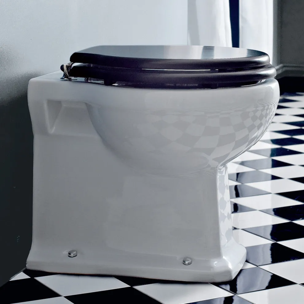 Bodenvase Klassisches Design Zurück zur Wand in Made in Italy Keramik - Marwa