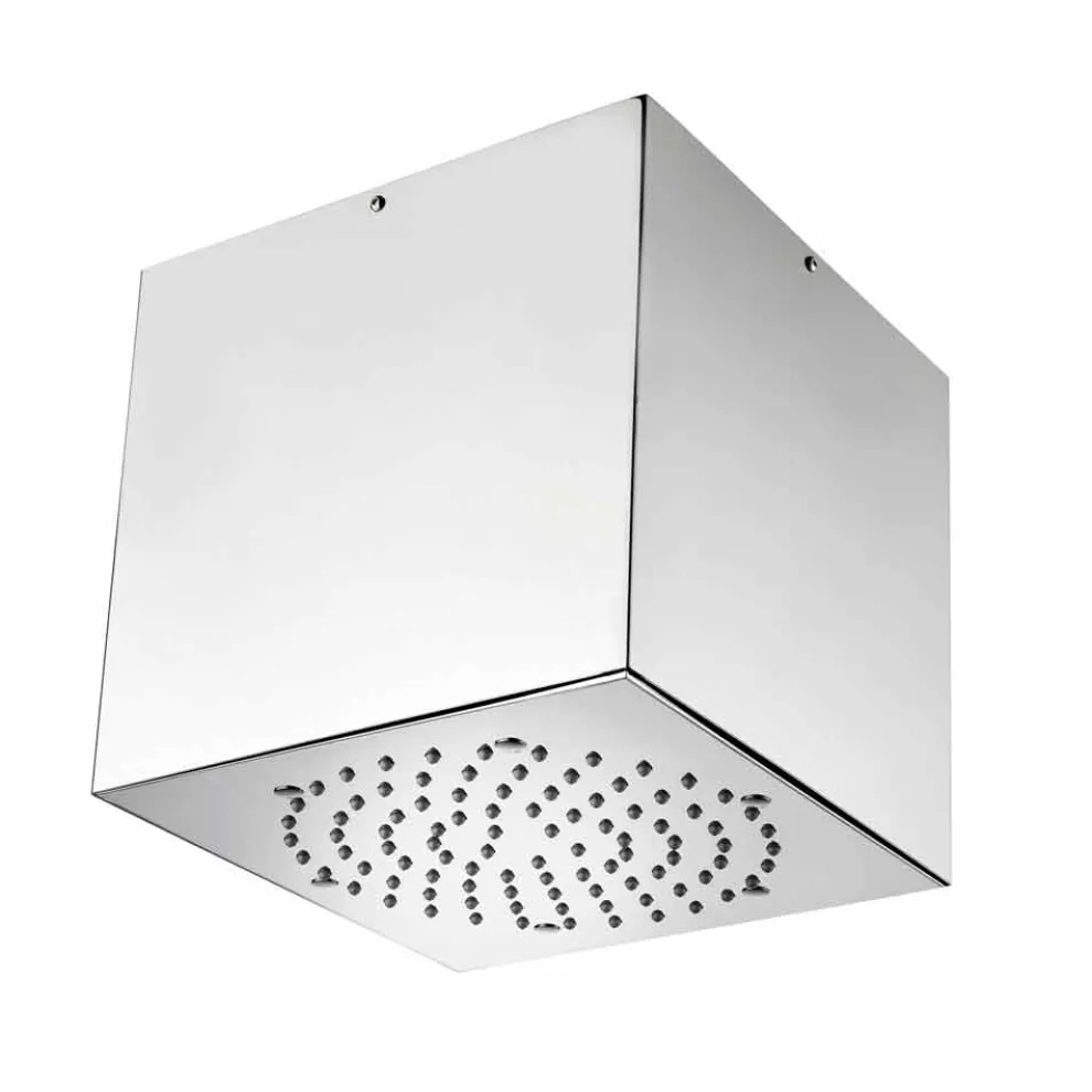 Bossini   Cube Duschkopf aus Edelstahl in modernem Design