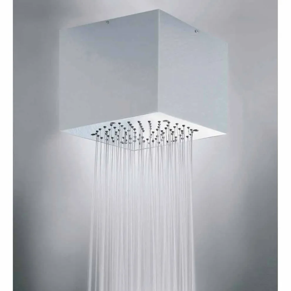 Bossini   Cube Duschkopf aus Edelstahl in modernem Design