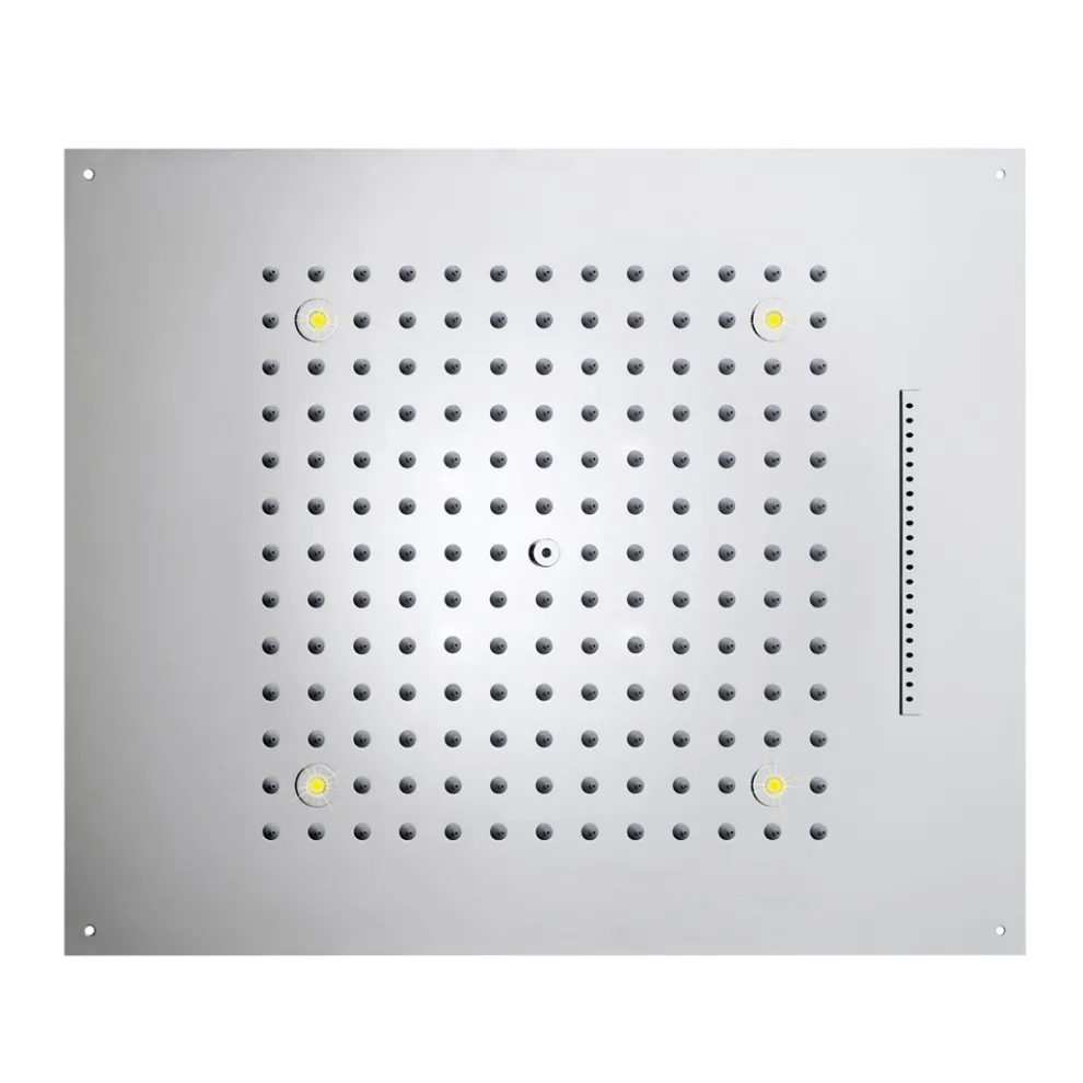 Bossini Deckenduschkopf aus Chrom mit zwei Strahlarten und Dream-Farbtherapie