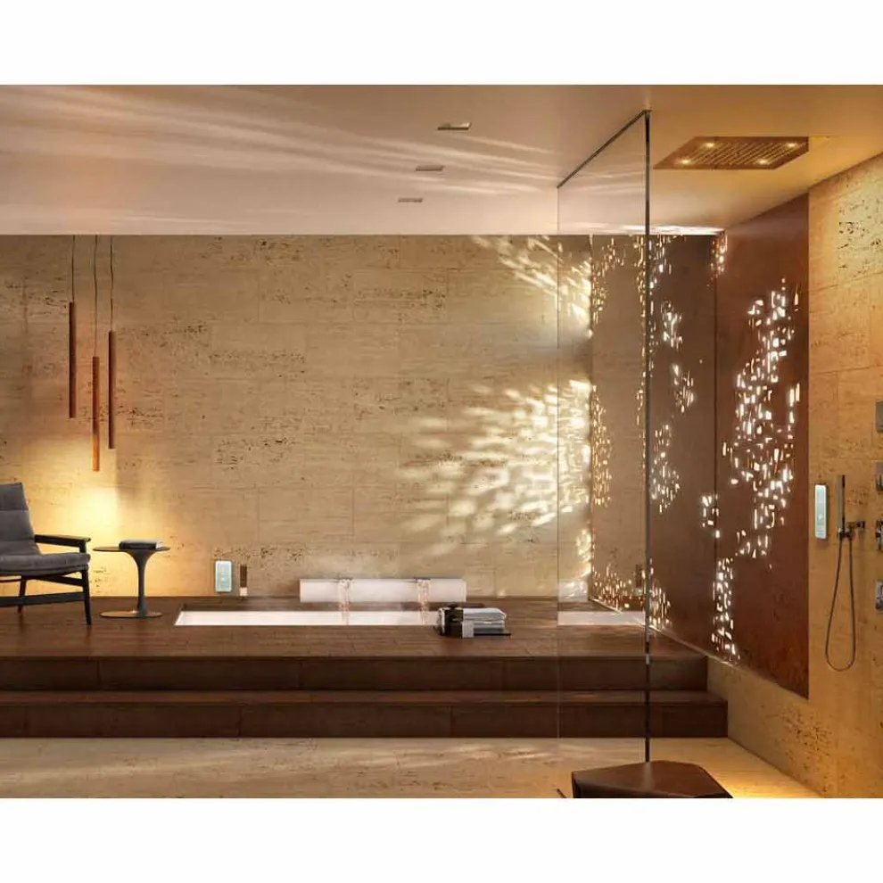 Bossini Duschkopf mit Farblichttherapie in modernem Design Dream 2- Strahl