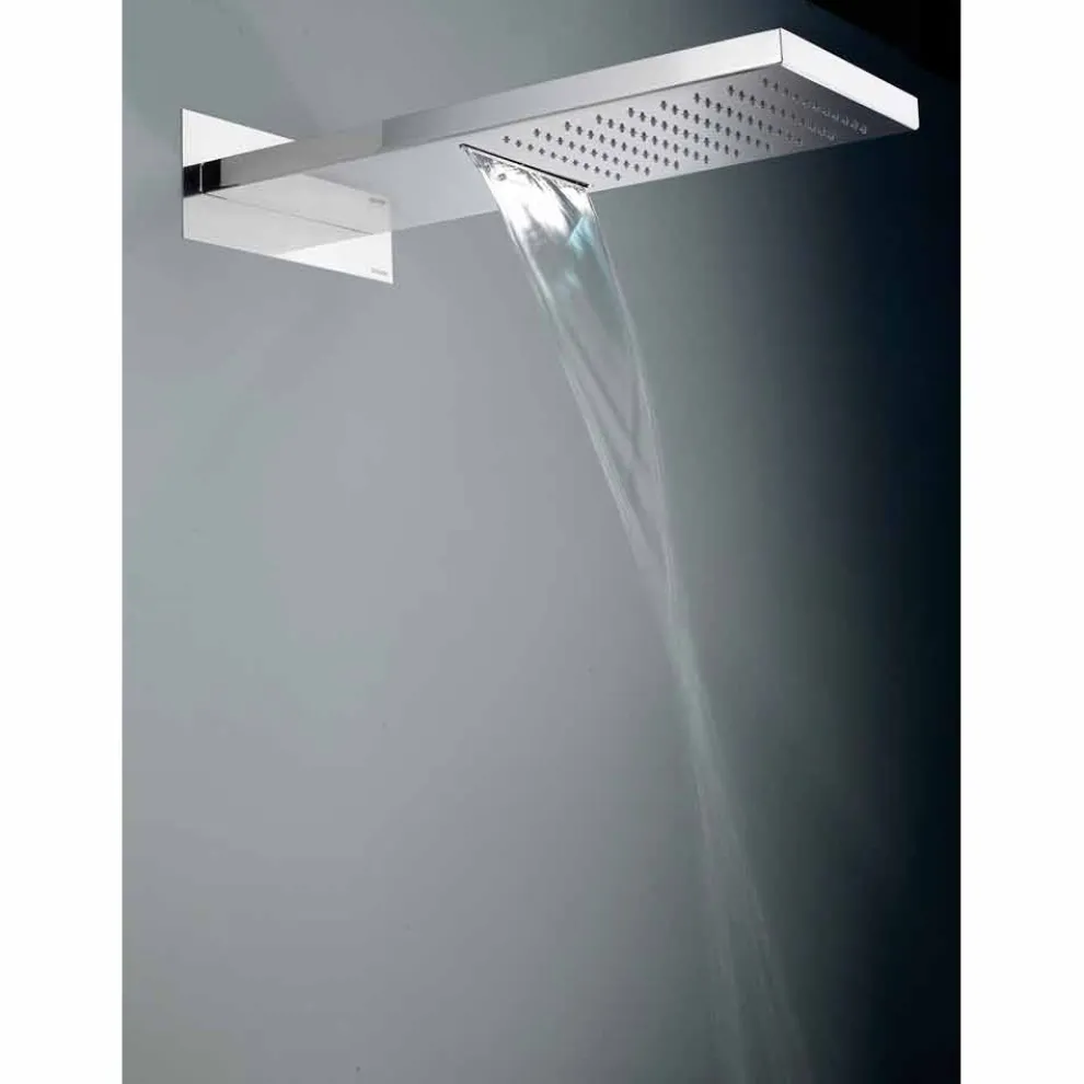 Bossini Edelstahl Duschkopf 2 Strahlfunktionen   Manhattan