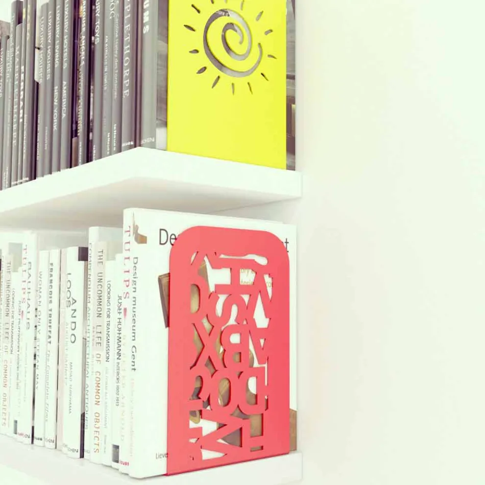 Buchständer Paar Blokko bei Mabele, Produziert in Italien