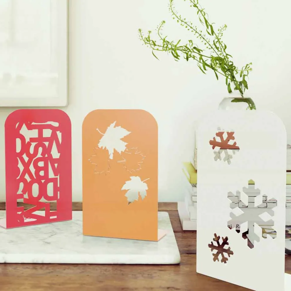 Buchständer Paar Blokko bei Mabele, Produziert in Italien